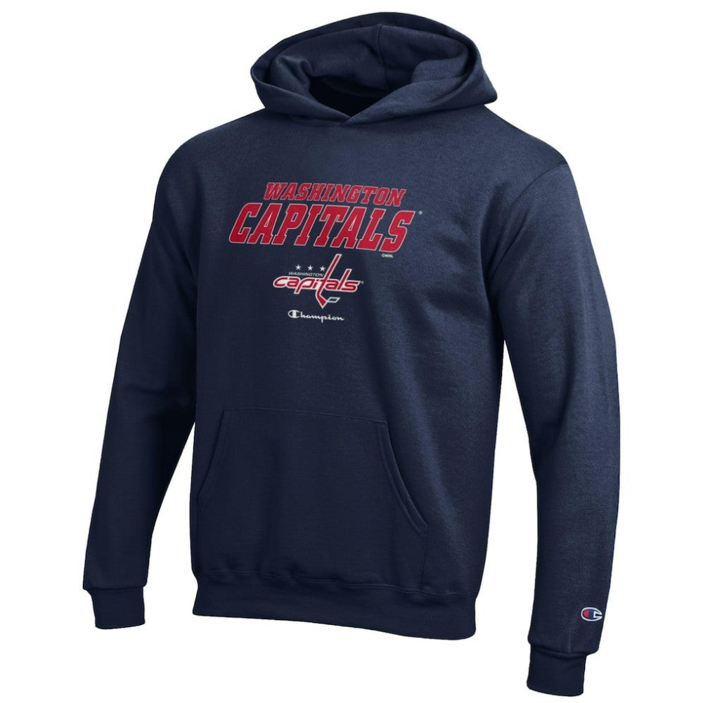 Washington Capitals Champion Youth Eco Powerblend Pullover Hoodie