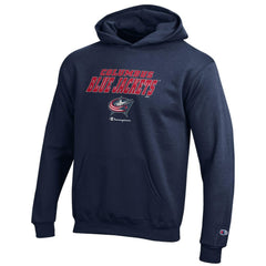 Columbus Blue Jackets Champion Youth Eco Powerblend Pullover Hoodie