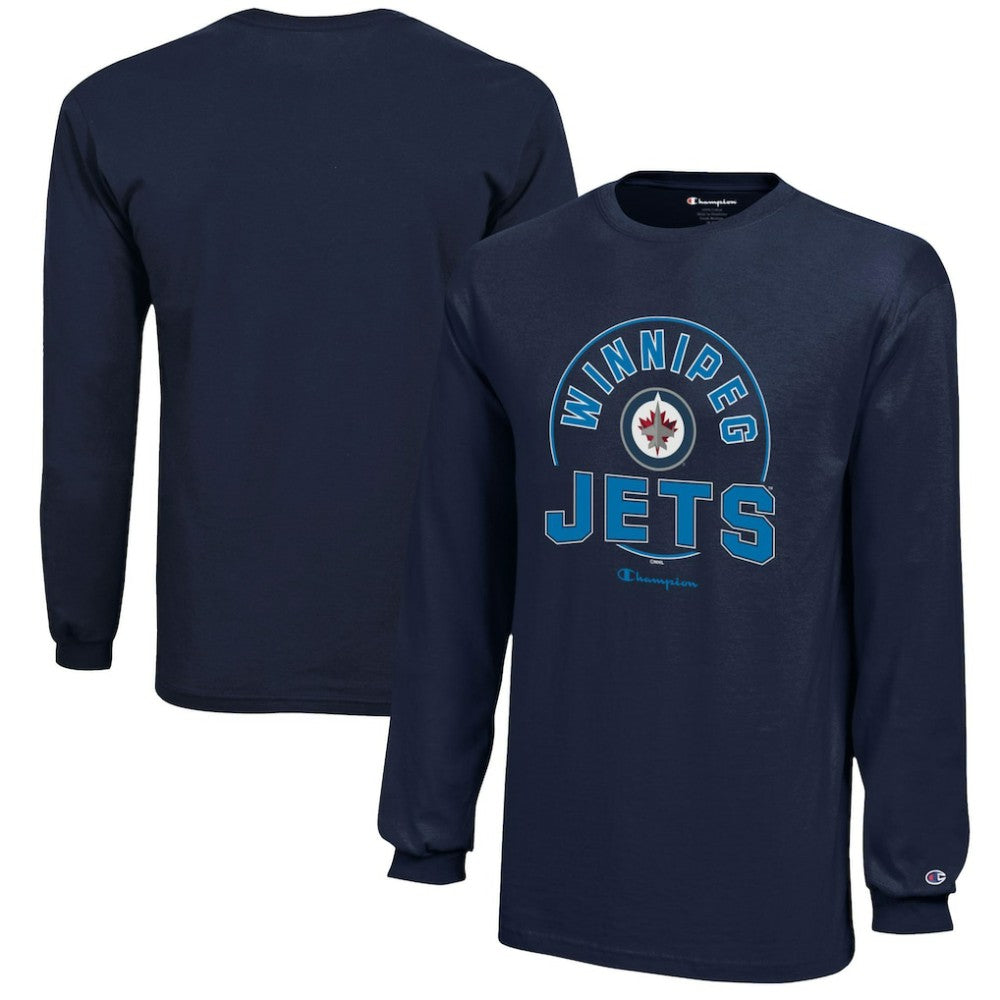 Winnipeg Jets Champion Youth Long-Sleeve Jersey T-Shirt
