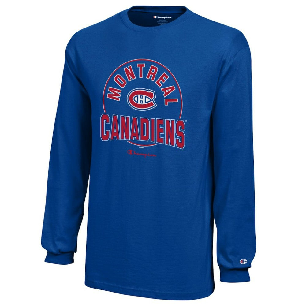 Montreal Canadiens Champion Youth Long-Sleeve Jersey T-Shirt