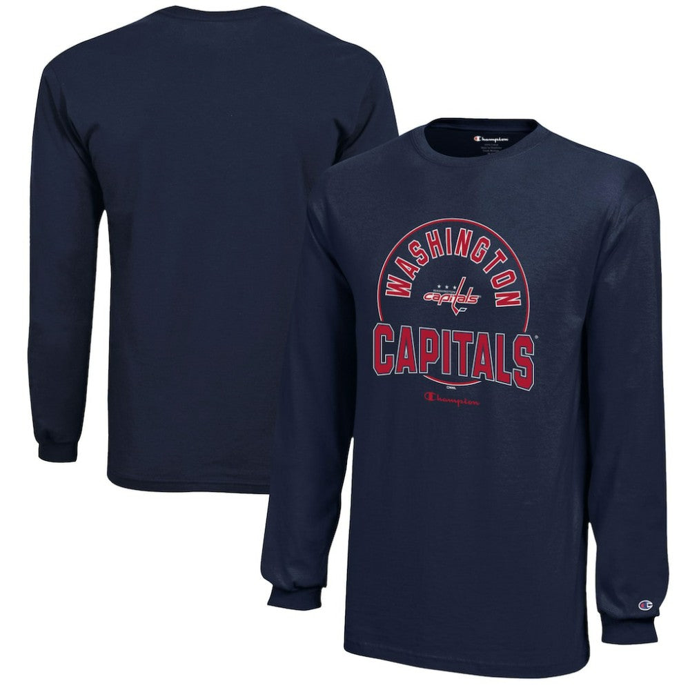 Washington Capitals Champion Youth Long-Sleeve Jersey T-Shirt