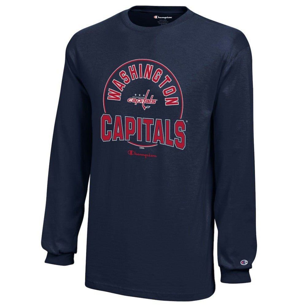 Washington Capitals Champion Youth Long-Sleeve Jersey T-Shirt
