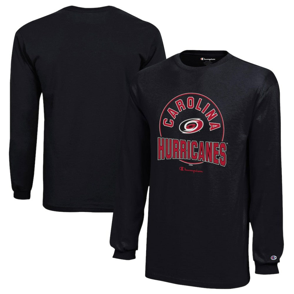 Carolina Hurricanes Champion Youth Long-Sleeve Jersey T-Shirt