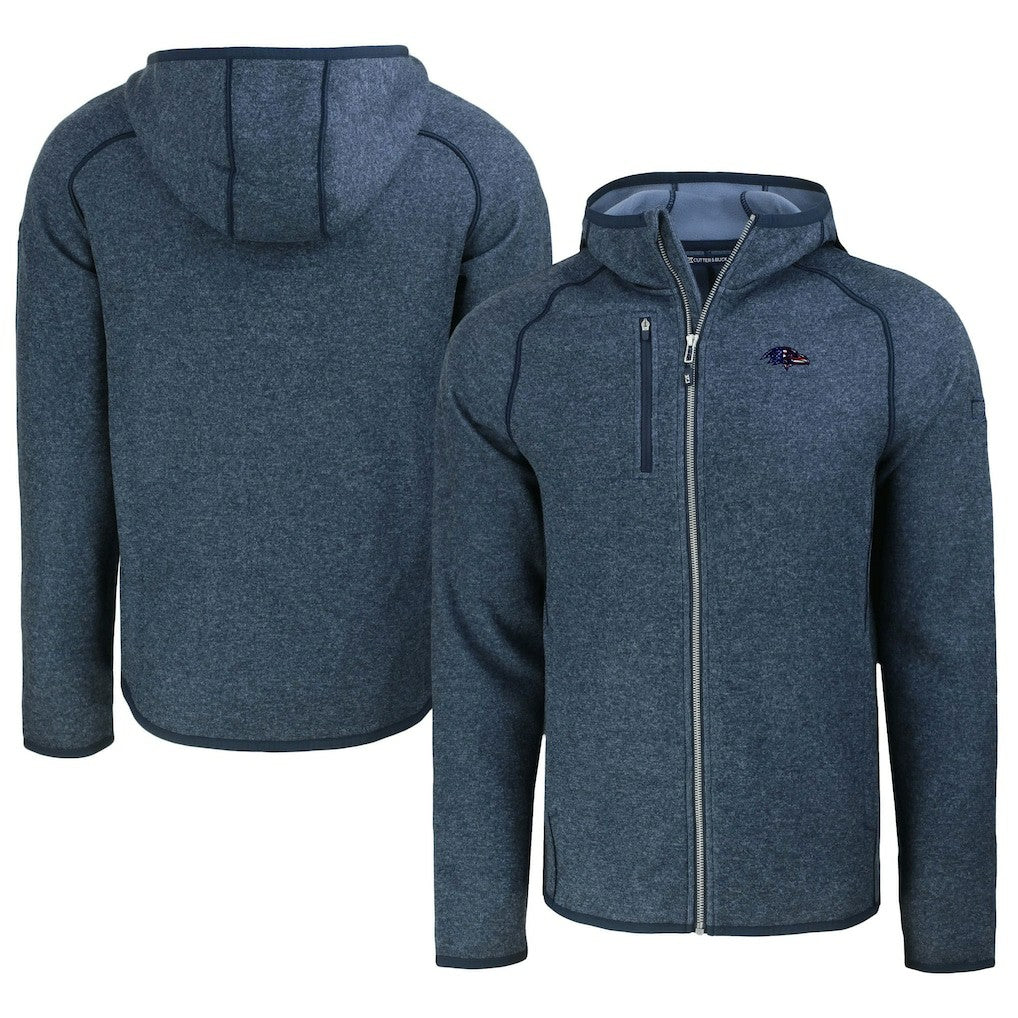 NFL Baltimore Ravens Cutter & Buck Americana Mainsail Full-Zip Hooded Jacket