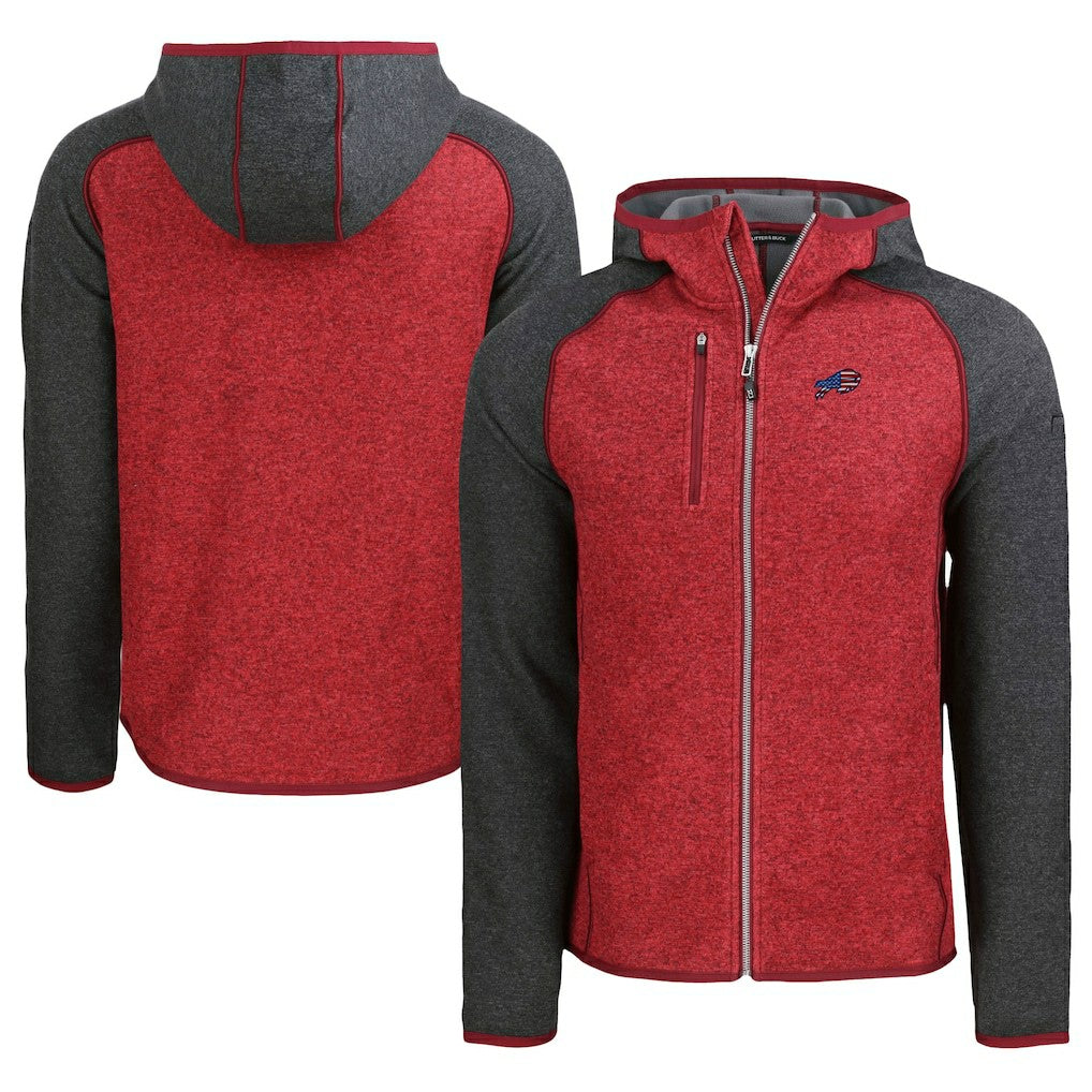 NFL Buffalo Bills Cutter & Buck Americana Mainsail Full-Zip Hooded Jacket
