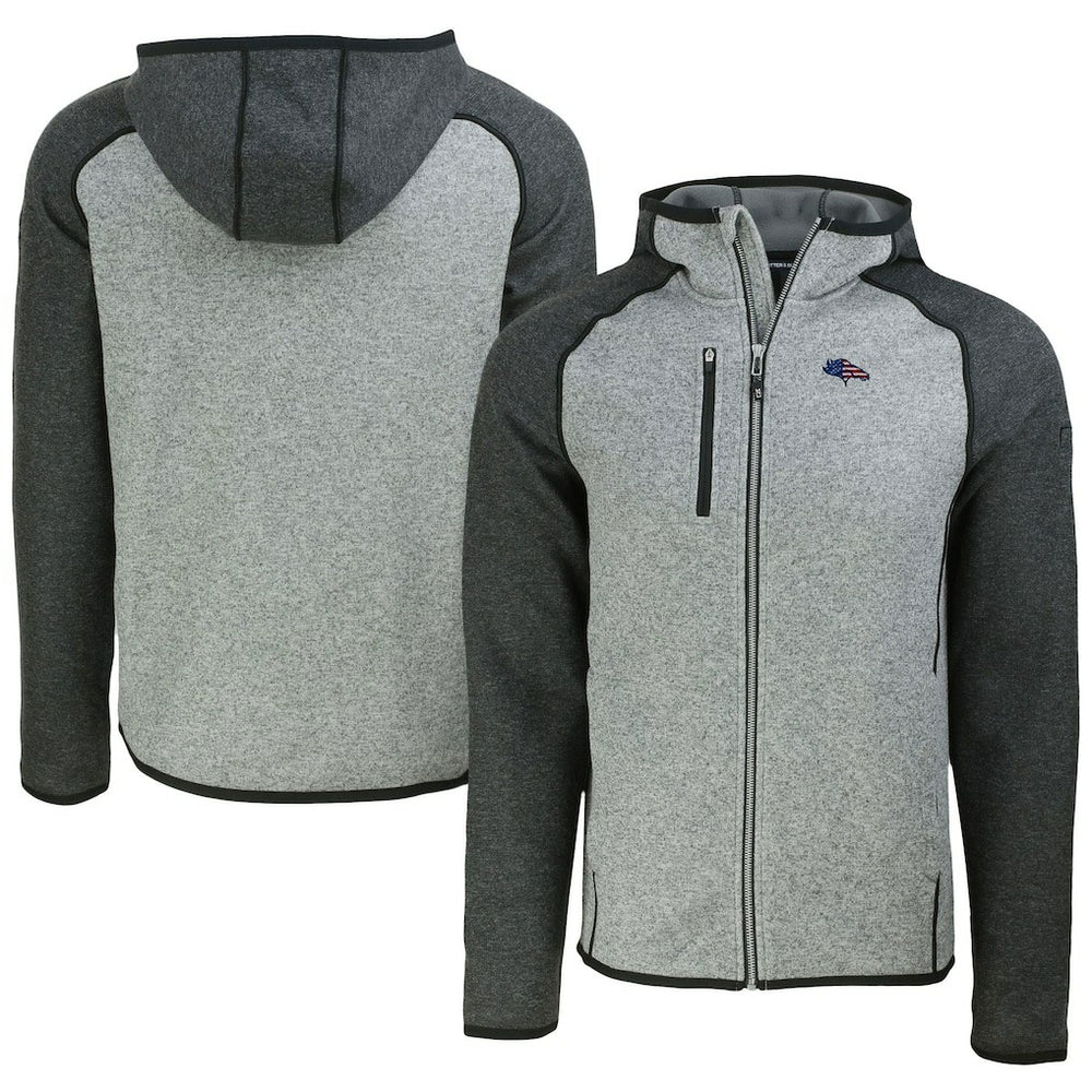 NFL Denver Broncos Cutter & Buck Americana Mainsail Full-Zip Hooded Jacket