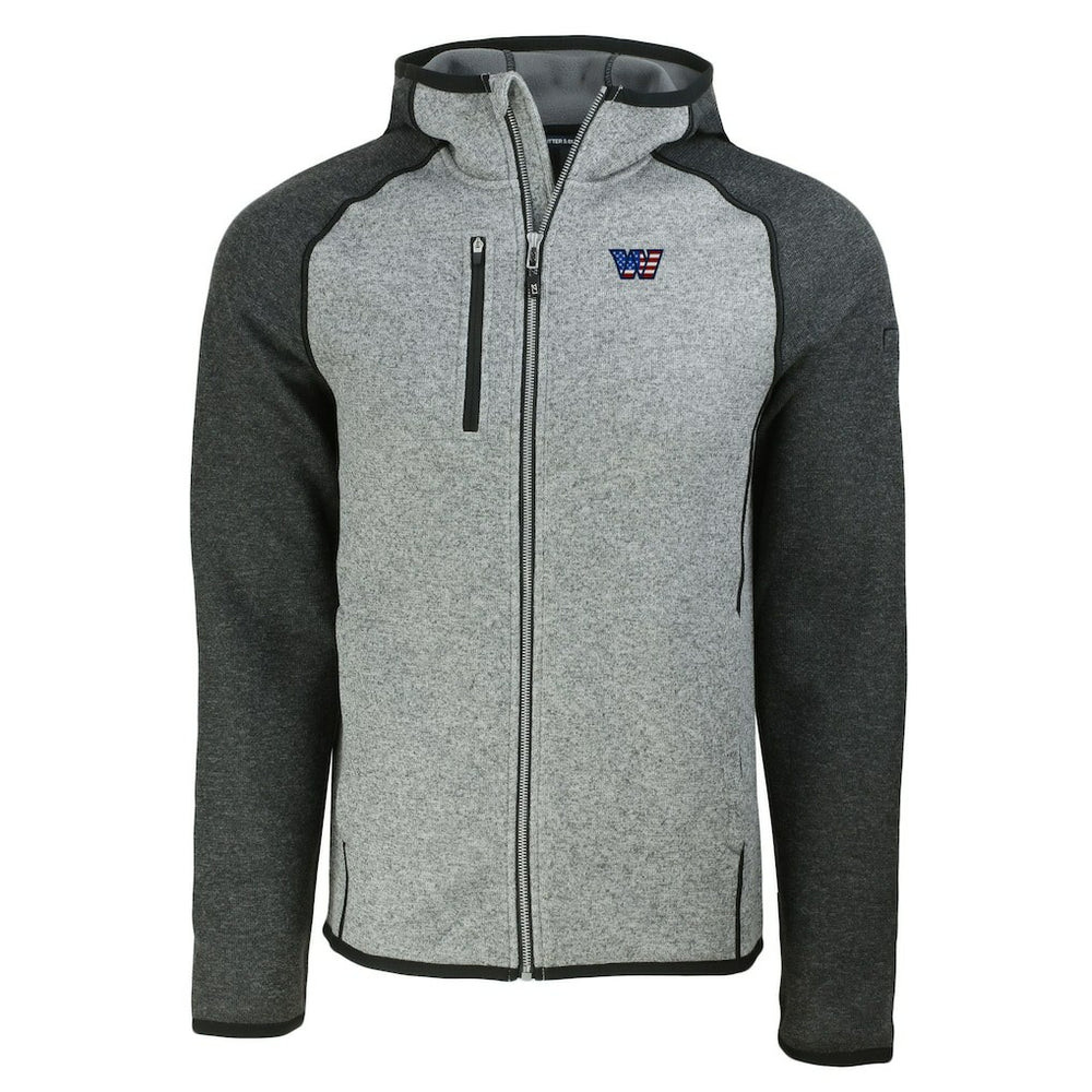 NFL Washington Commanders Cutter & Buck Americana Mainsail Full-Zip Hooded Jacket