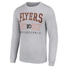 Philadelphia Flyers Starter Retro Graphic Long Sleeve Crew T-Shirt