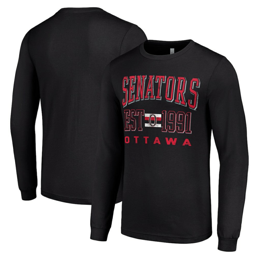 Ottawa Senators Starter Retro Graphic Long Sleeve Crew T-Shirt