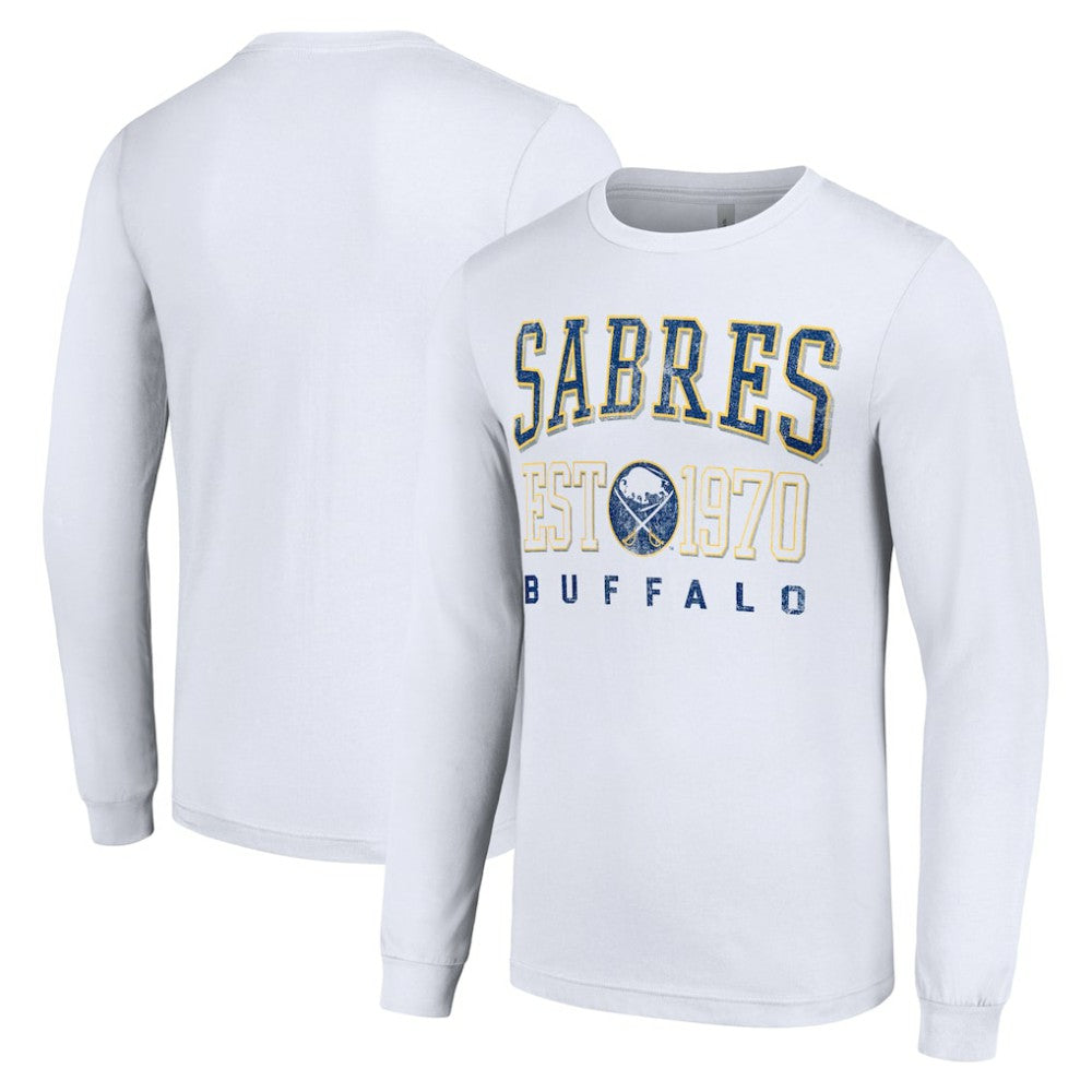 Buffalo Sabres Starter Retro Graphic Long Sleeve Crew T-Shirt