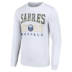 Buffalo Sabres Starter Retro Graphic Long Sleeve Crew T-Shirt
