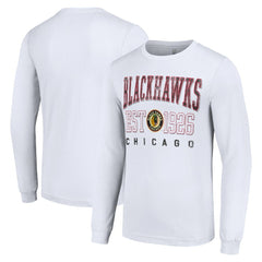 Chicago Blackhawks Starter Retro Graphic Long Sleeve Crew T-Shirt