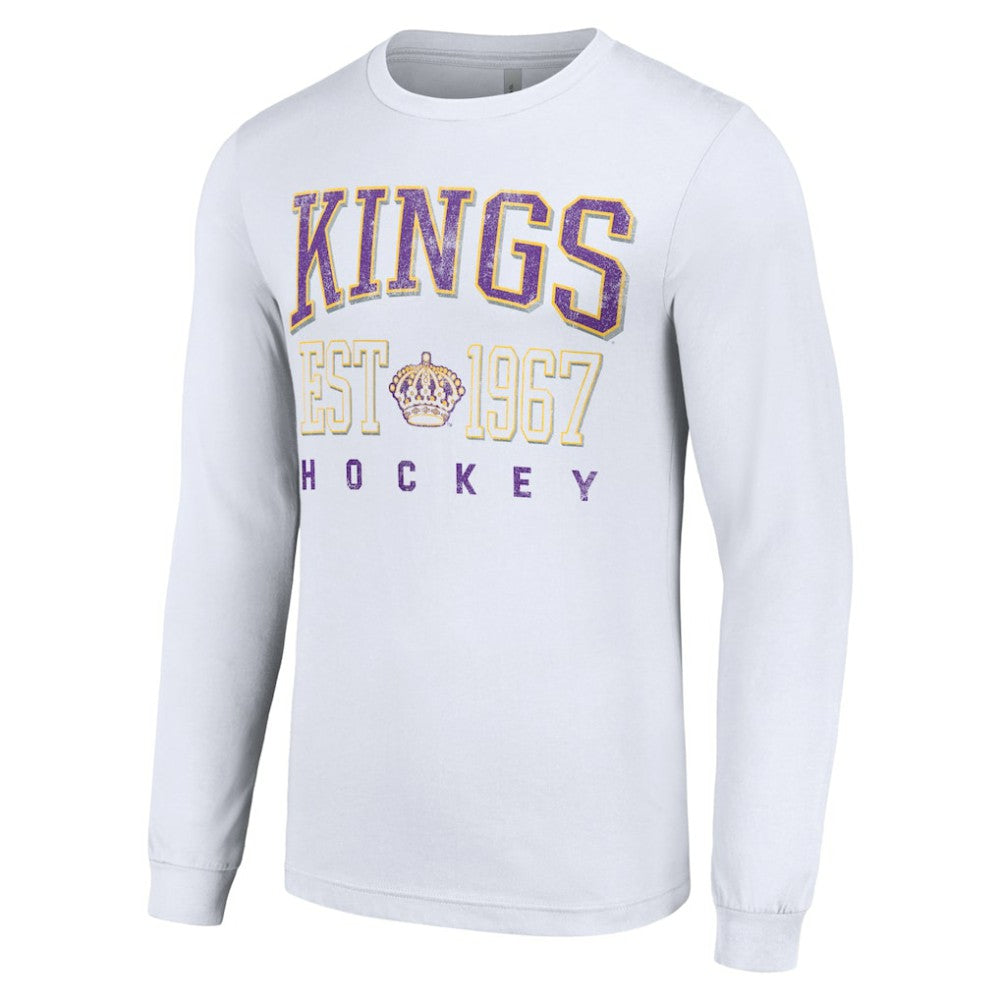 Los Angeles Kings Starter Retro Graphic Long Sleeve Crew T-Shirt