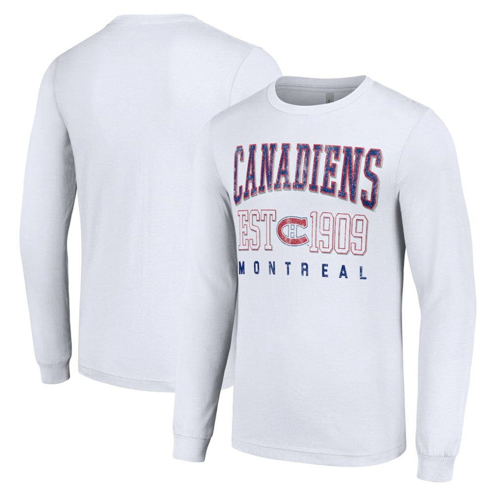 Montreal Canadiens Starter Retro Graphic Long Sleeve Crew T-Shirt