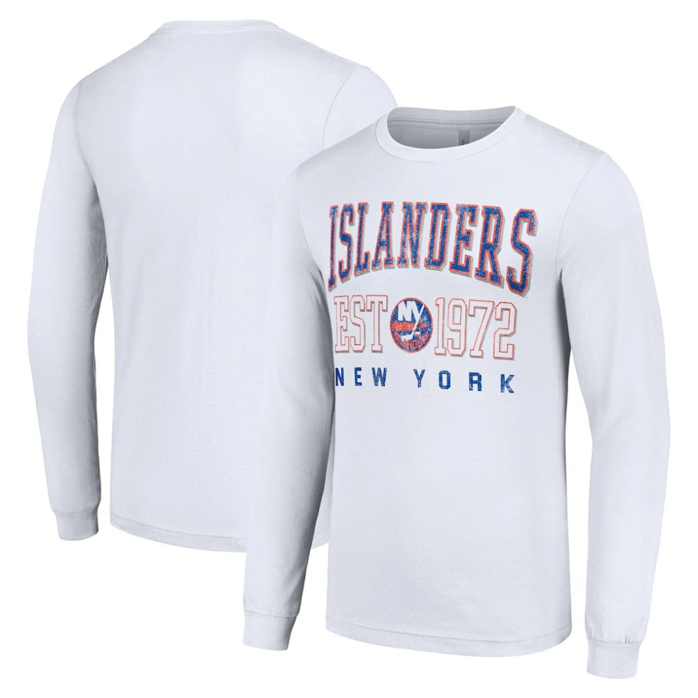 New York Islanders Starter Retro Graphic Long Sleeve Crew T-Shirt