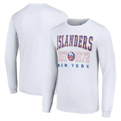 New York Islanders Starter Retro Graphic Long Sleeve Crew T-Shirt