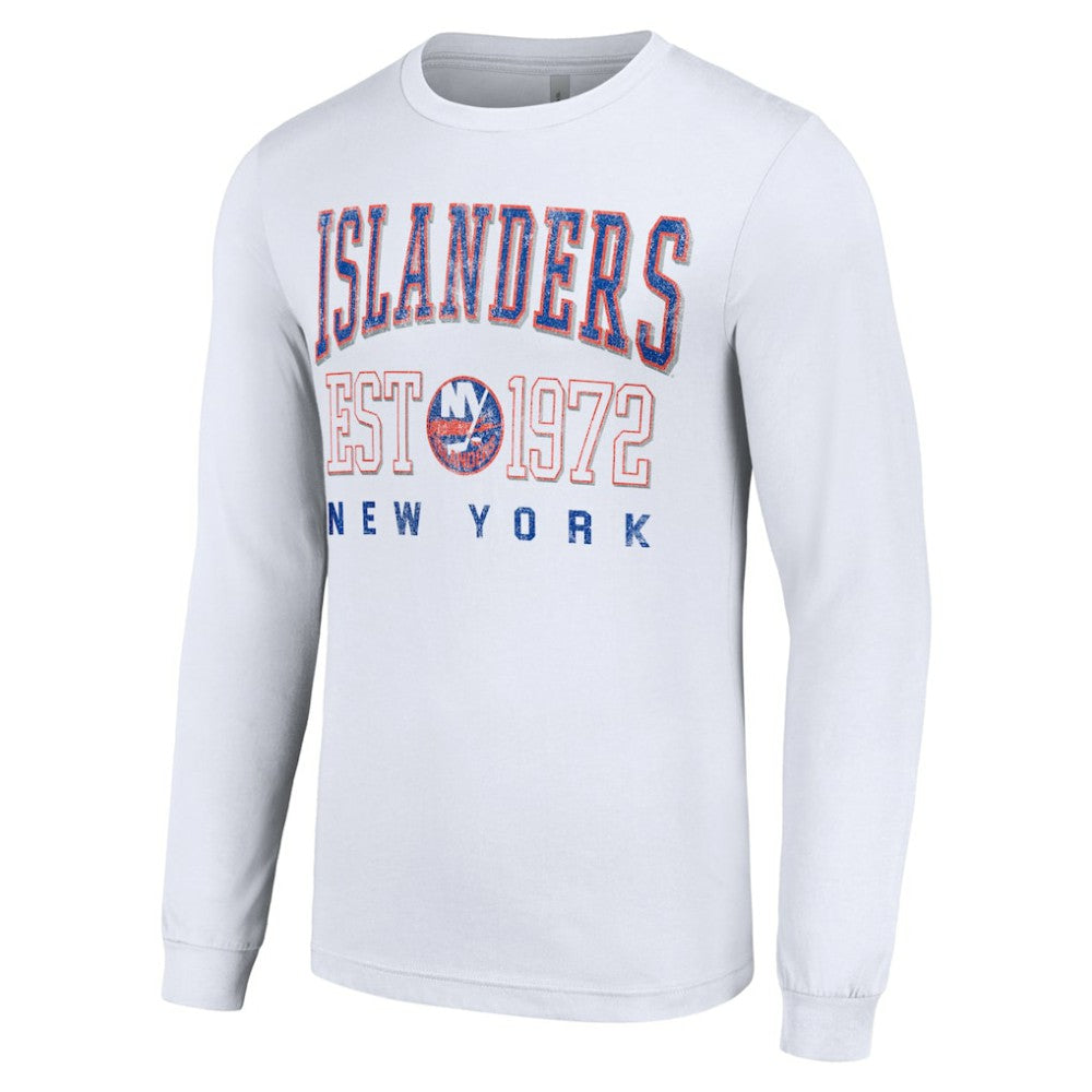 New York Islanders Starter Retro Graphic Long Sleeve Crew T-Shirt