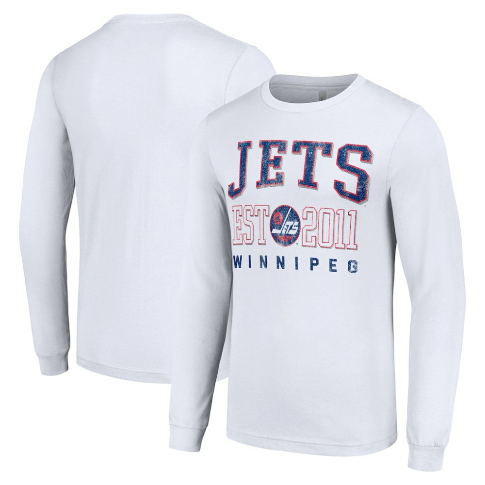 Winnipeg Jets Starter Retro Graphic Long Sleeve Crew T-Shirt