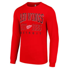Detroit Red Wings Starter Retro Graphic Long Sleeve Crew T-Shirt