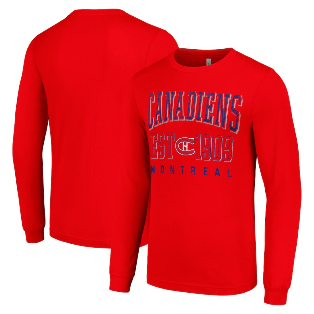 Montreal Canadiens Starter Retro Graphic Long Sleeve Crew T-Shirt