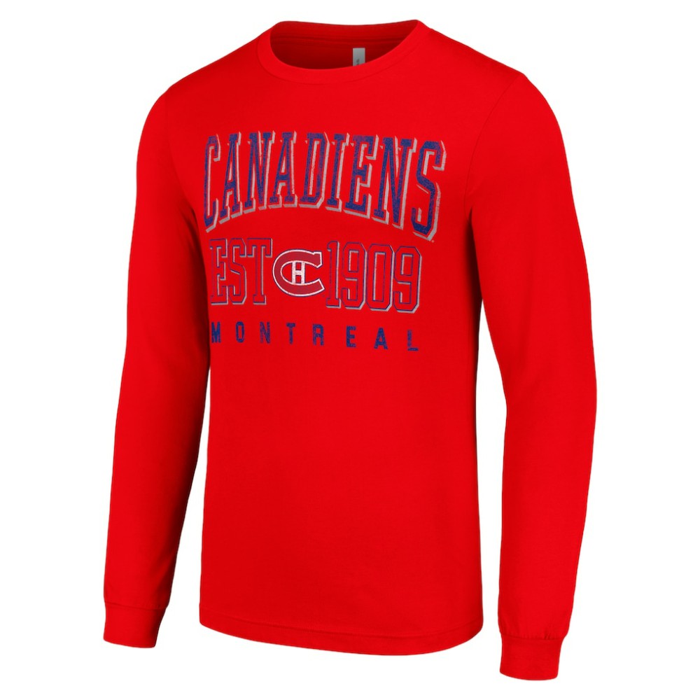 Montreal Canadiens Starter Retro Graphic Long Sleeve Crew T-Shirt