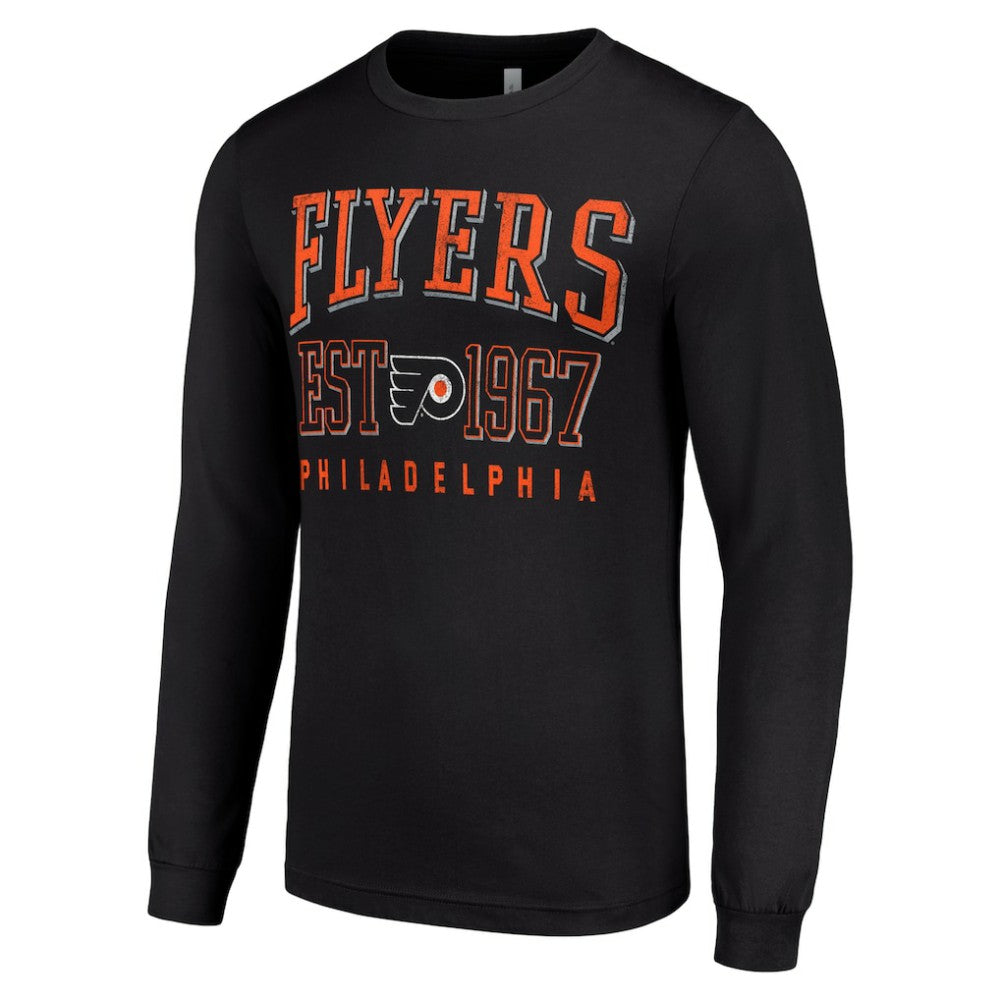 Philadelphia Flyers Starter Retro Graphic Long Sleeve Crew T-Shirt