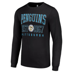 Pittsburgh Penguins Starter Retro Graphic Long Sleeve Crew T-Shirt