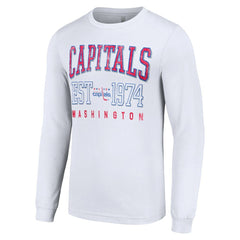 Washington Capitals Starter Retro Graphic Long Sleeve Crew T-Shirt