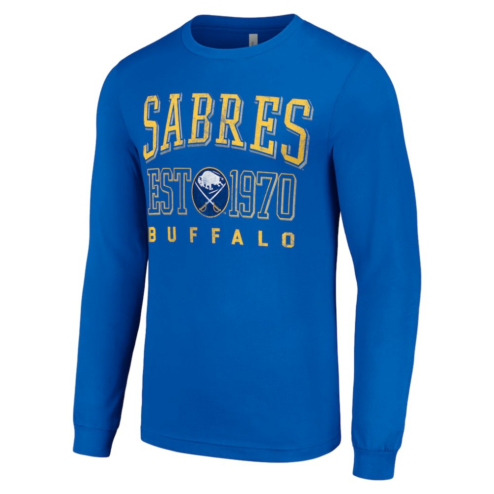 Buffalo Sabres Starter Retro Graphic Long Sleeve Crew T-Shirt