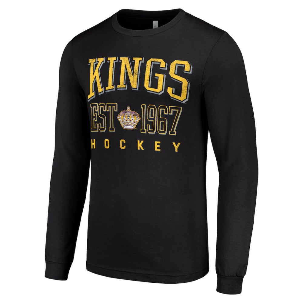 Los Angeles Kings Starter Retro Graphic Long Sleeve Crew T-Shirt
