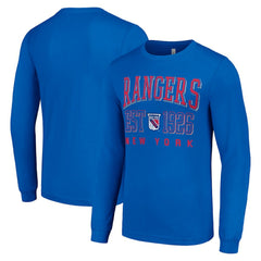 New York Rangers Starter Retro Graphic Long Sleeve Crew T-Shirt