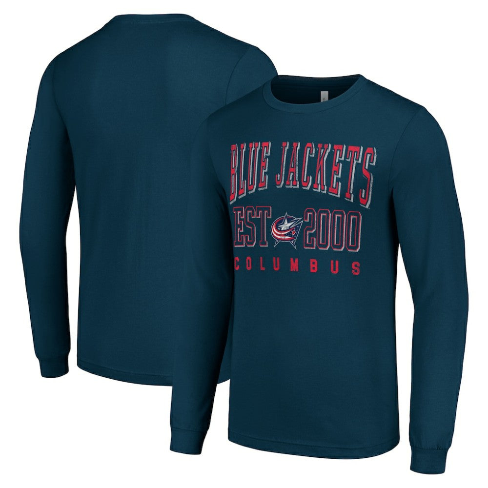 Columbus Blue Jackets Starter Logo Graphic Long Sleeve T-Shirt