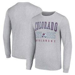 Colorado Avalanche Starter Logo Graphic Long Sleeve T-Shirt