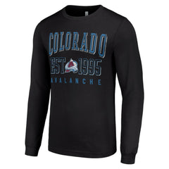 Colorado Avalanche Starter Logo Graphic Long Sleeve T-Shirt