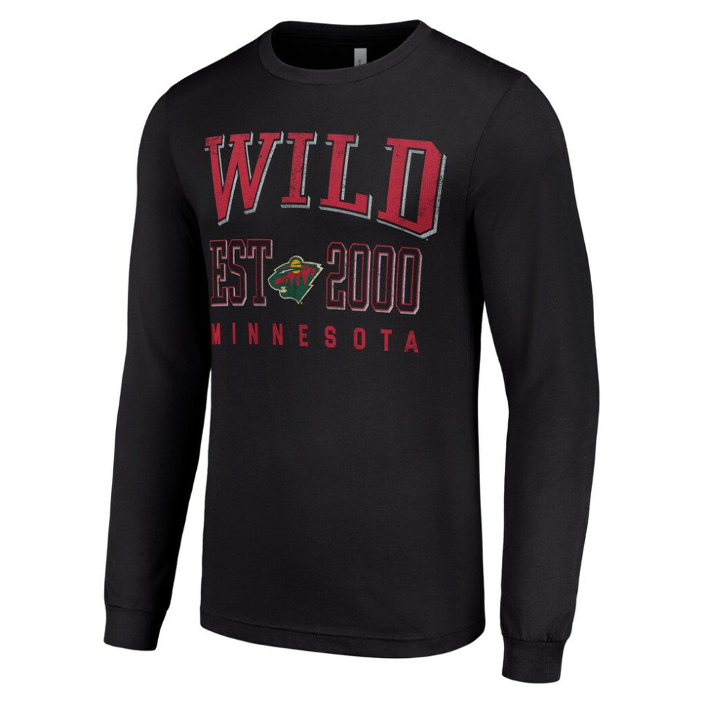 Minnesota Wild Starter Logo Graphic Long Sleeve T-Shirt