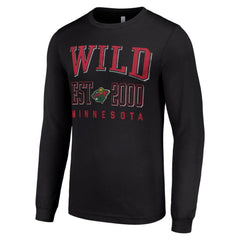 Minnesota Wild Starter Logo Graphic Long Sleeve T-Shirt