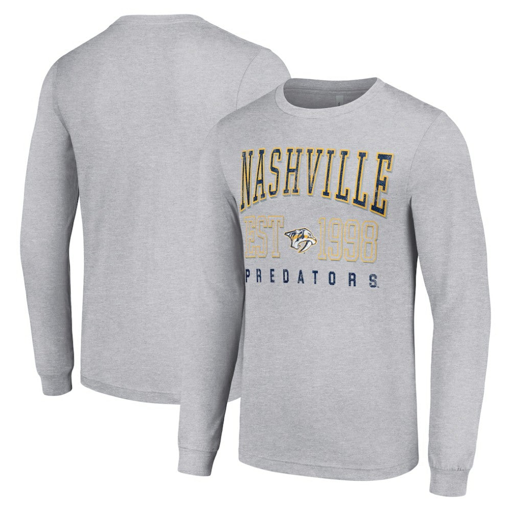 Nashville Predators Starter Logo Graphic Long Sleeve T-Shirt