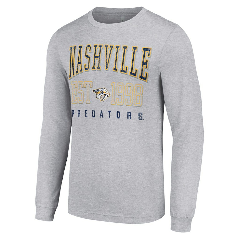 Nashville Predators Starter Logo Graphic Long Sleeve T-Shirt