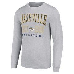Nashville Predators Starter Logo Graphic Long Sleeve T-Shirt