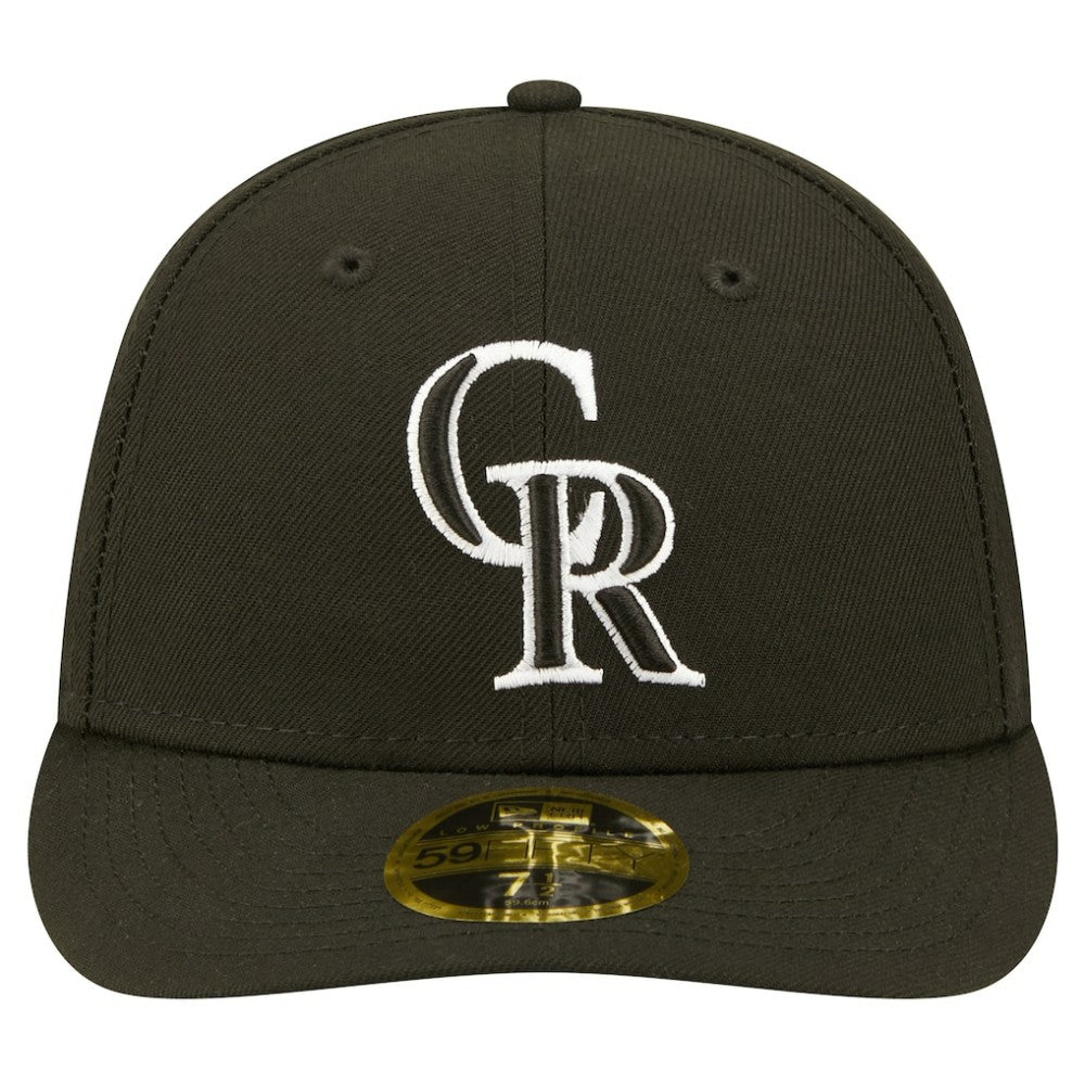 Colorado Rockies Low Profile 59FIFTY Fitted Hat - Black | New Era
