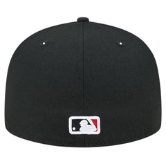 Washington Nationals Checkered Undervisor 59FIFTY Fitted Hat - Black | New Era
