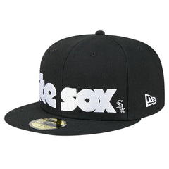 Chicago White Sox Checkered Undervisor 59FIFTY Fitted Hat - Black | New Era