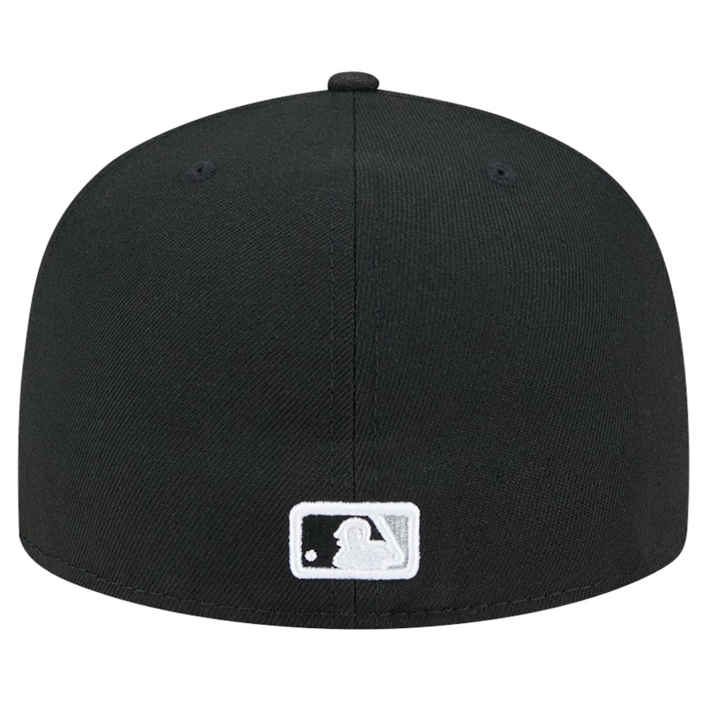 Chicago White Sox Checkered Undervisor 59FIFTY Fitted Hat - Black | New Era