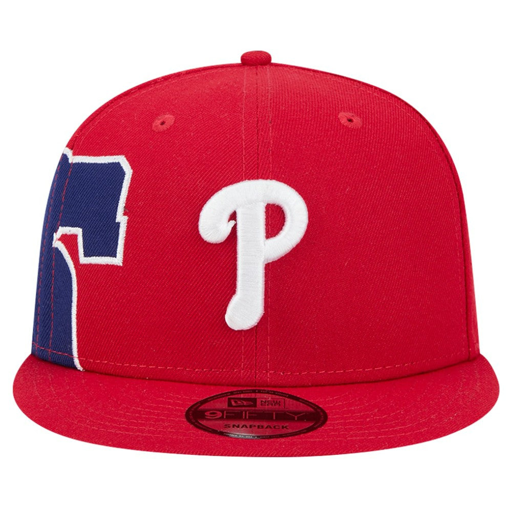 Philadelphia Phillies Logo Strike 9FIFTY Snapback Hat - Red | New Era