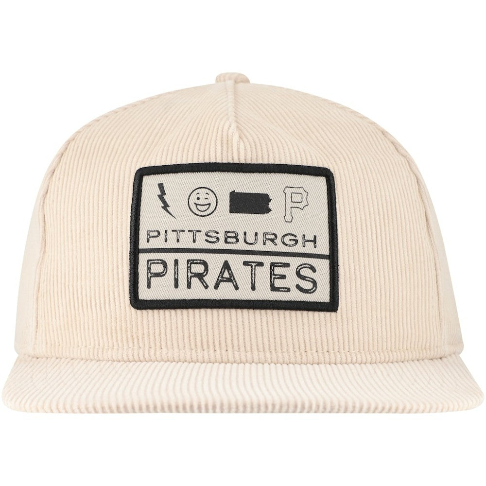 Pittsburgh Pirates Summer Essential Golfer Snapback Hat - Khaki | New Era