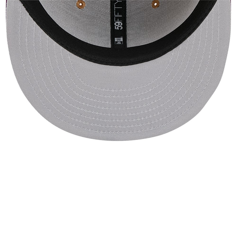Los Angeles Dodgers Two-Tone Color Pack 59FIFTY Fitted Hat - Brown/Purple | New Era