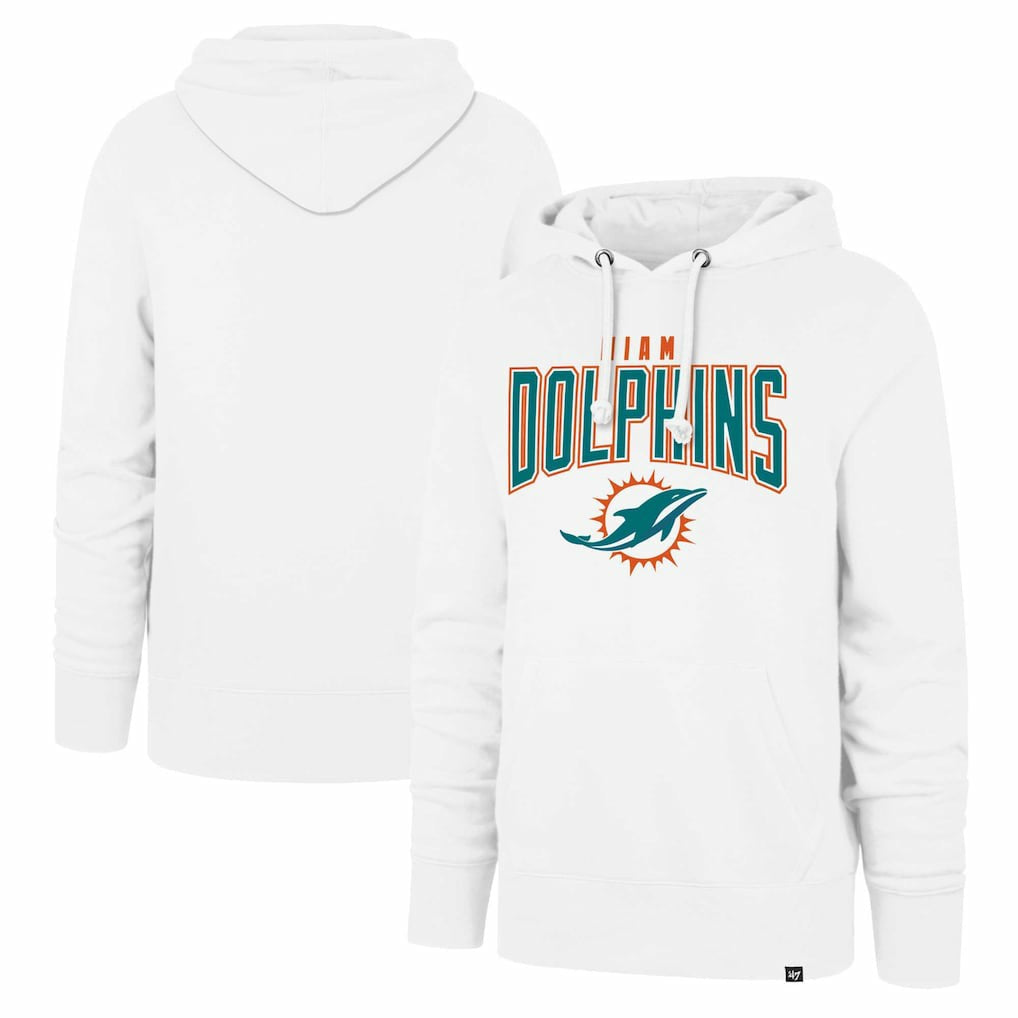 NFL Miami Dolphins '47 Elements Arch Headline Pullover Hoodie