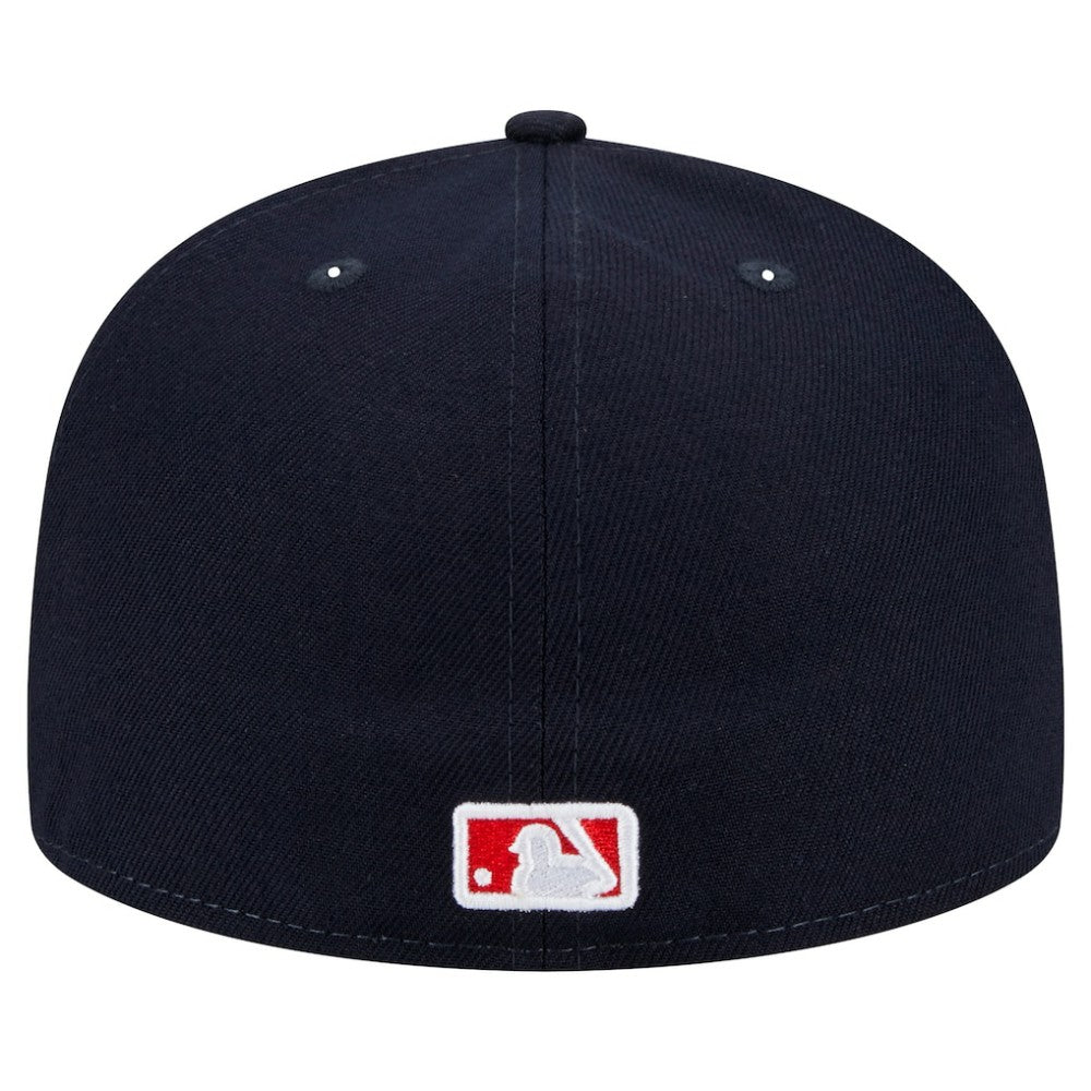 Boston Red Sox Script Sided 59FIFTY Fitted Hat - Navy | New Era