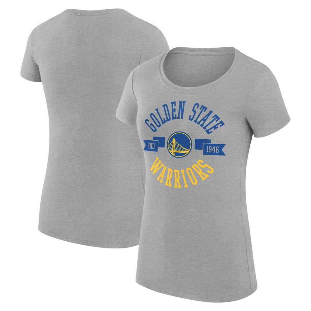 Golden State Warriors G-III 4Her by Carl Banks Women's Super-Slim Fit Lightweight Large City Logo T-Shirt sale - Heather Gray cheap