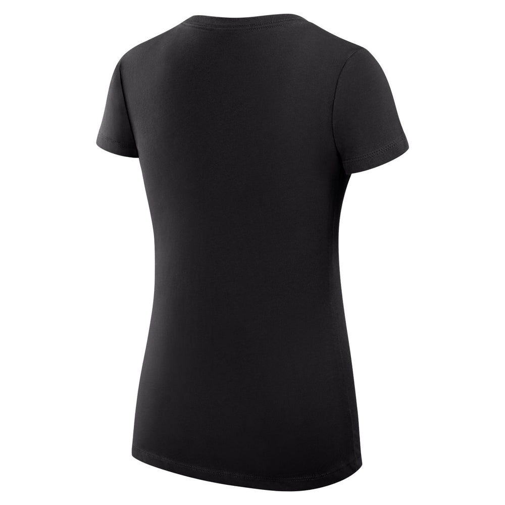 San Antonio Spurs G-III 4Her by Carl Banks Women's Super-Slim Fit Lightweight Large City Logo V-Neck T-Shirt - Black discount